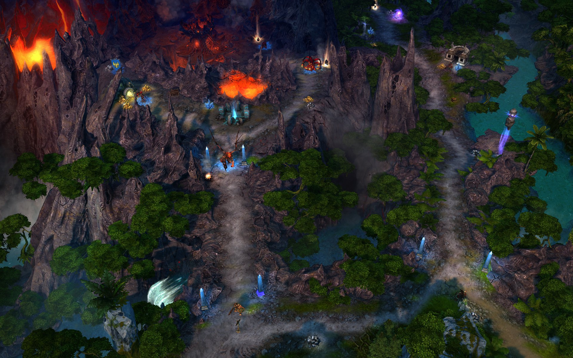 Меч и Магия: Герои 6 - Might and Magic: Heroes VI  Вулканическая территория расположенная в сердце джунглей Асхана.