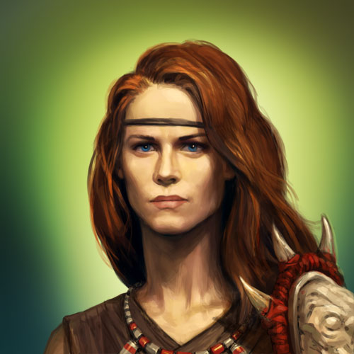 Орки - Stronghold. Шива - Shiva.  Герой магии. Шиву можно было нанимать в свои ряды в Heroes III и IV.   Biography  Shiva grew up in the Free City of Stormcliff, but 
soon understood she was not meant for urban life. In the singing of the 
birds, in the murmur of the wind, in the growl of the thunderstorm, she 
could hear the call of Ylath. At twelve, she said her goodbyes (or 
rather left them on a piece of paper), packed her bags, stole into the 
caravan of a merchant, and started a life of adventure. She travelled 
all around Ashan with a group of fellow adventurers and accomplished 
many incredible exploits; raiding the Sunken Temple, finding the Dragon 
Utopia and surviving the deadly traps of the Tomb of a Thousand Terrors 
among them. Currently, Shiva resides in the Pao Islands with the Orcs, 
learning from their Shamans the secrets of the one they call Father Sky.
 Not one to sit still for a long period of time, she intends to go 
looking for the lost peak where the legendary Thunderbird dwells.  Legacy  Shiva has been a recruitable Hero of Stronghold in Heroes 3 and 4.
